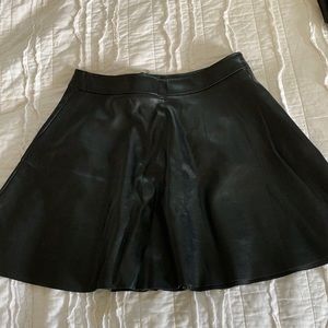 H&M leather skirt